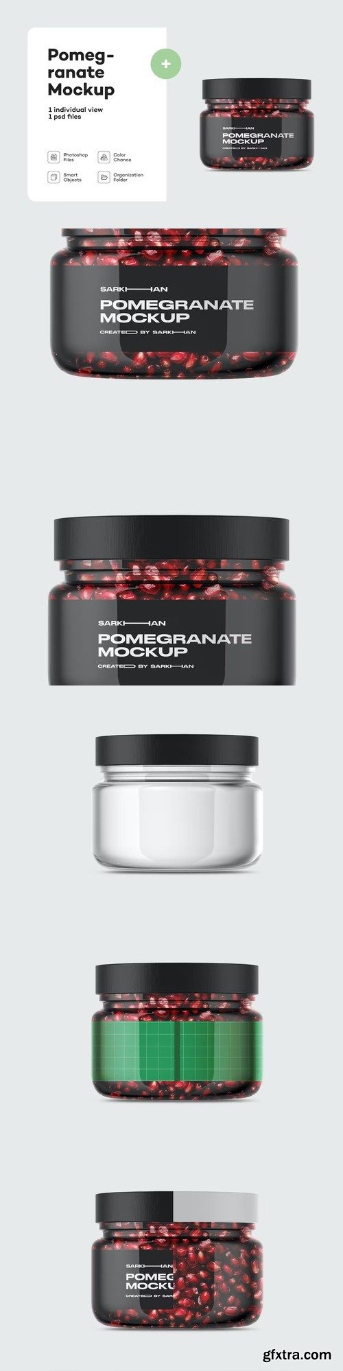 Pomegranate Grains Mockup SERGUML