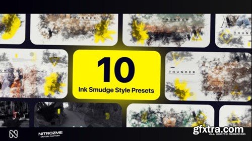 Videohive Ink Smudge Typography Vol. 01 44856460