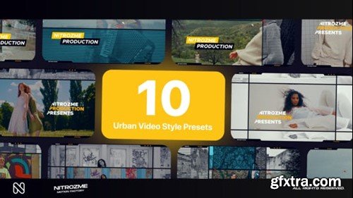 Videohive Urban Typography Vol. 01 44856499