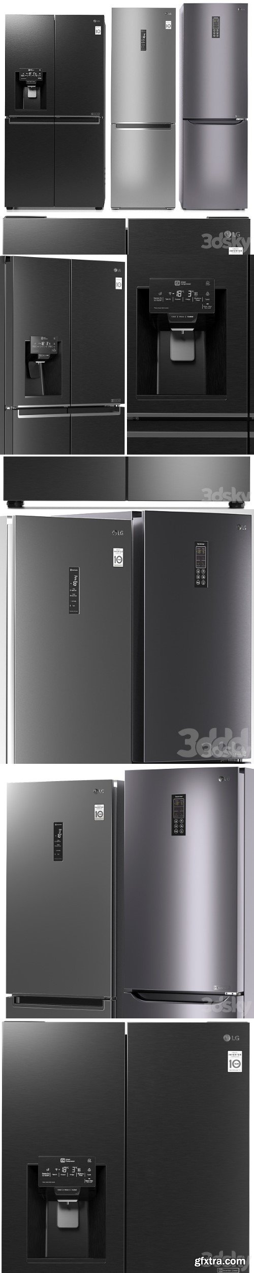 Refrigerator set LG 4