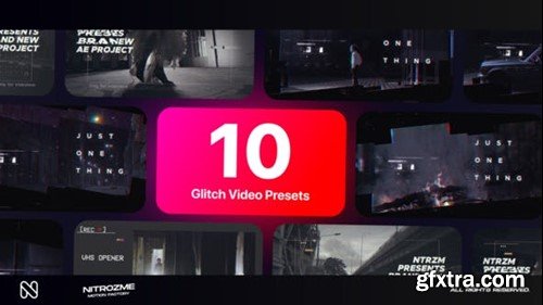 Videohive Glitch Typography Vol. 02 44892710