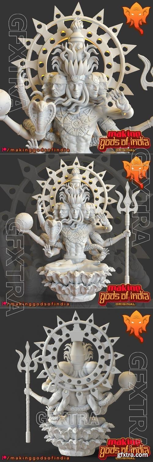 Shiva as Infinite Consciousness &ndash; 3D Print Model