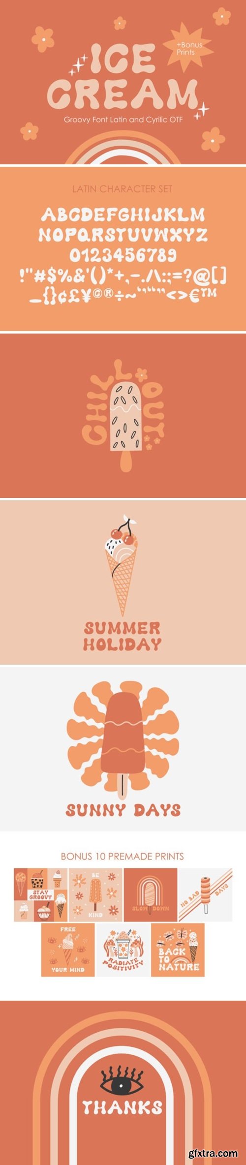 Ice Cream Font