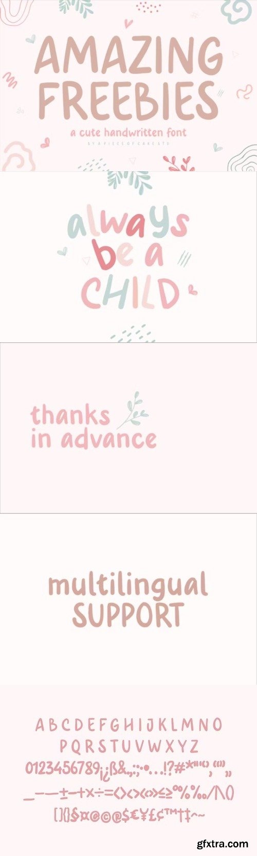 Amazing Freebies - A Cute Handwritten Font 2X54SCP