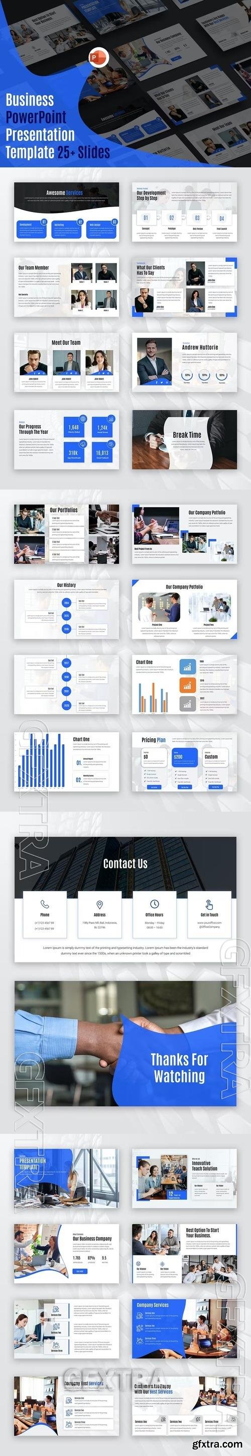 About Company PowerPoint Presentation Template QFHVRZA