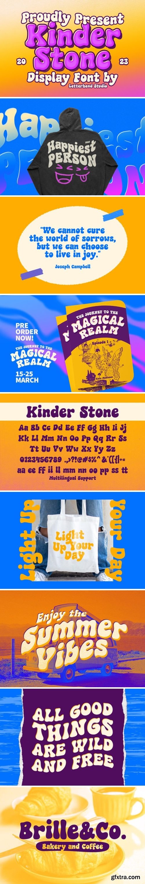 Kinder Stone Font