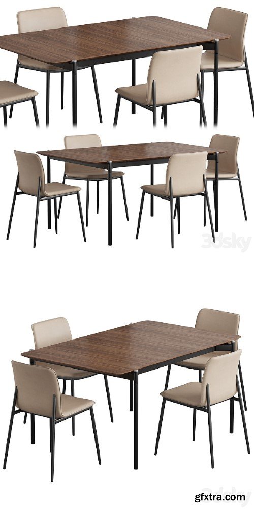 Augusta Table Newport Chair Boconcept Dining Set