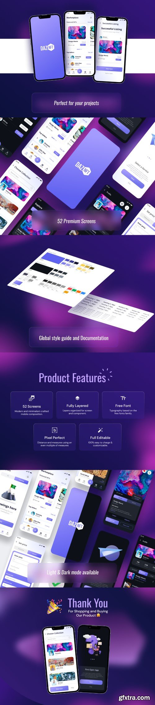 UI8 - DazNFT Marketplace UI Kit