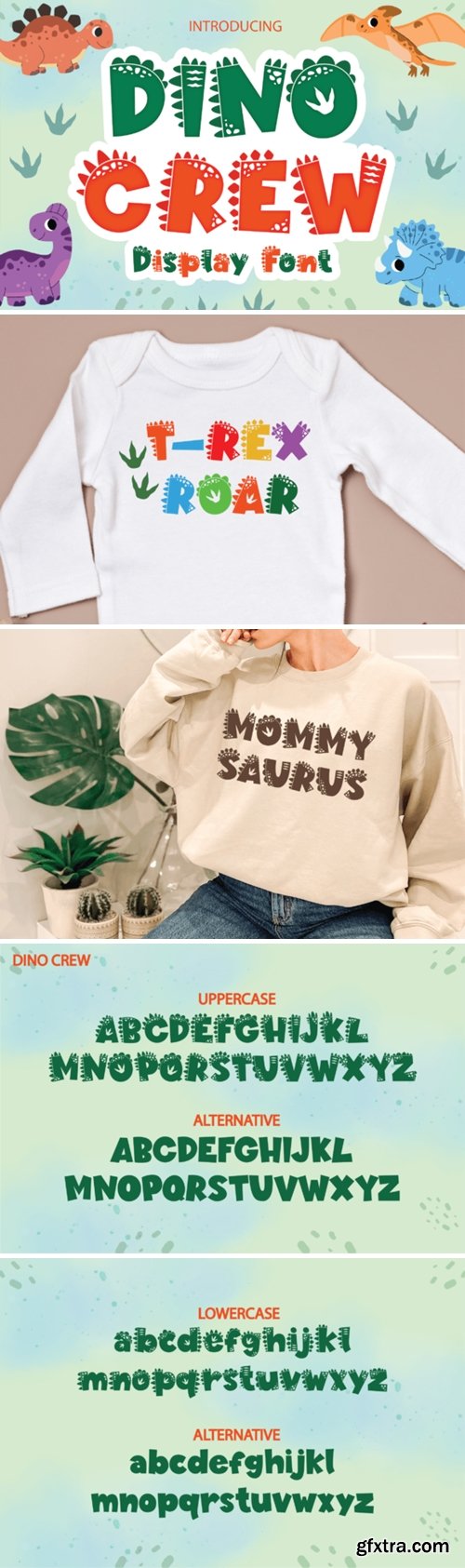 Dino Crew Font