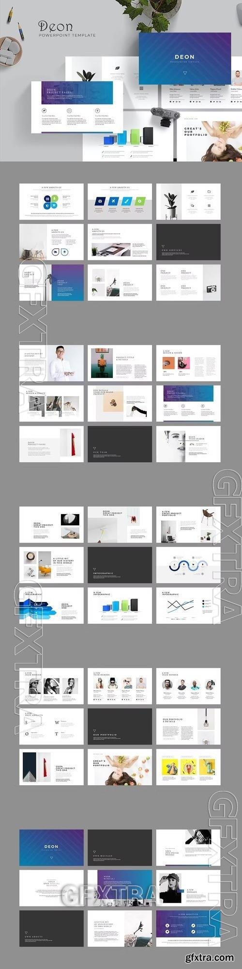 Deon - PowerPoint Presentation Template ZHYDADY