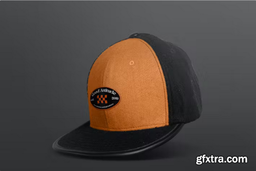 Front View Cap Label Mockup