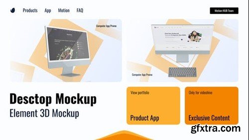 Videohive Website Desktop Mockup 44836508