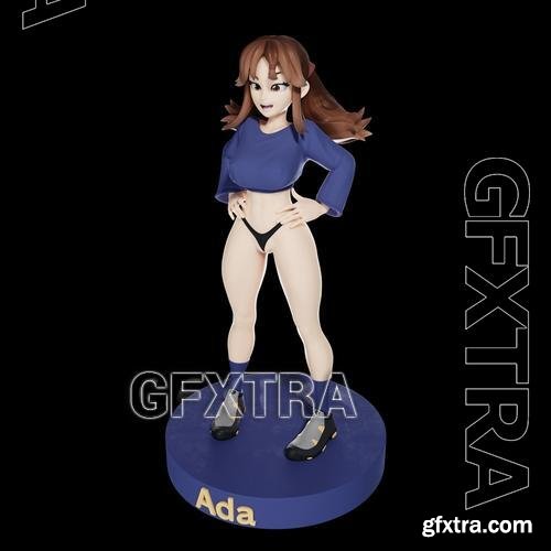 Ada POWER figure &ndash; 3D Print Model