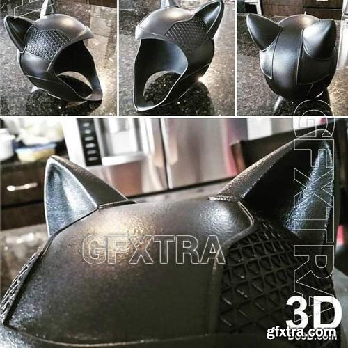 Catwoman Arkham Knight Helmet and Goggles &ndash; 3D Print Model