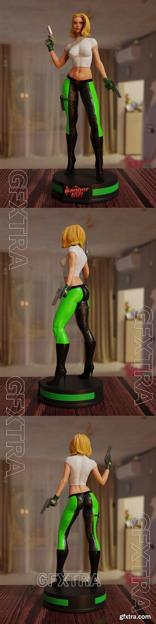 BrunoArt3D - Danger Girl (Abbey CHASE) &ndash; 3D Print Model