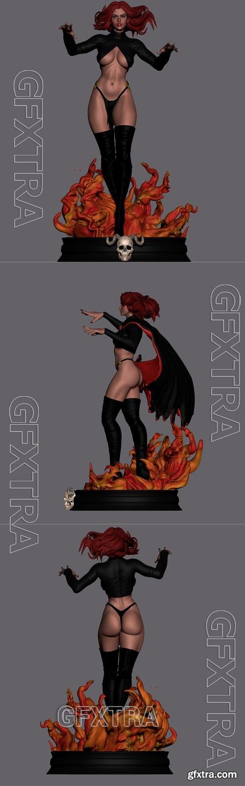 BrunoArt3D - Madelyne Pryor &ndash; 3D Print Model