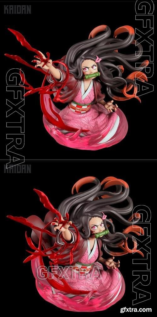 Nezuko Bust &ndash; 3D Print Model