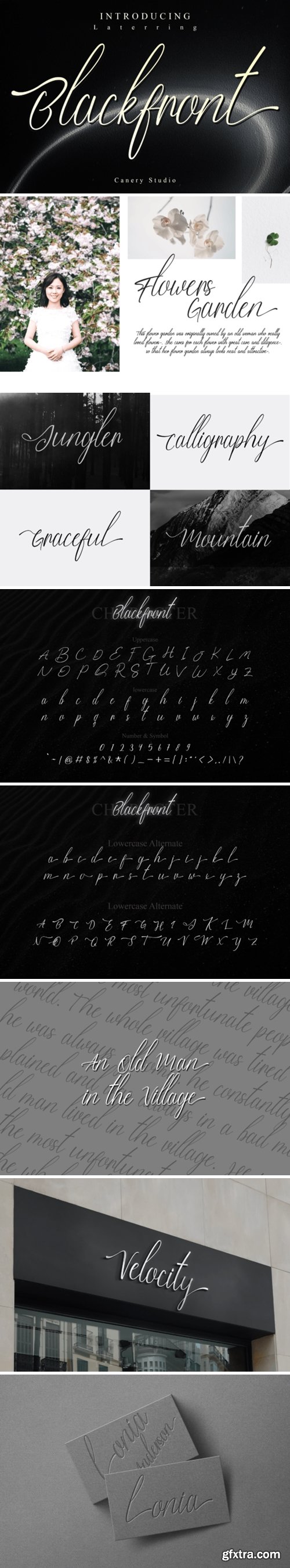 Blackfront Font