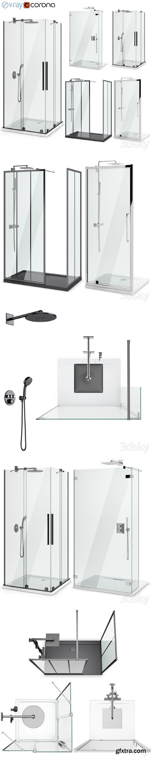 Showers Radaway West One Bathrooms and Ideal Set 124