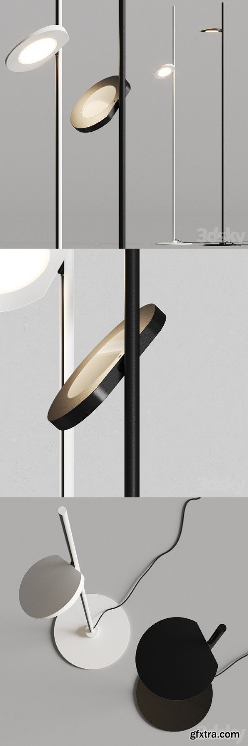 Linea Light Stilnovo Kimia Floor Lamp