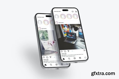 Phone Instagram Mockup TPJSDYR