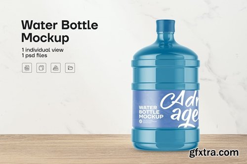 Water Bottle Mockup F9PG7W7