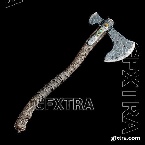 G.O.W. Kratos Axe &ndash; 3D Print Model