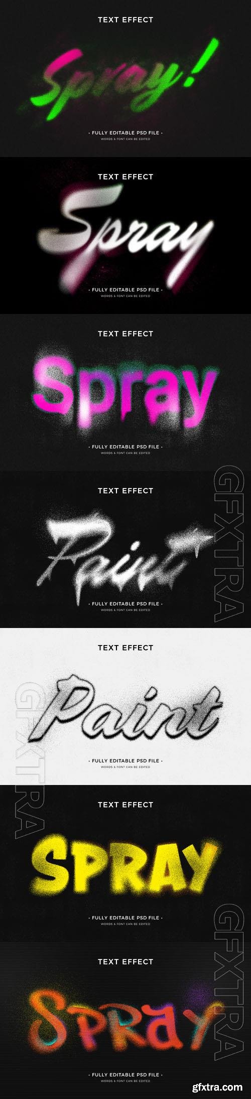 Psd style text effect editable set vol 435 