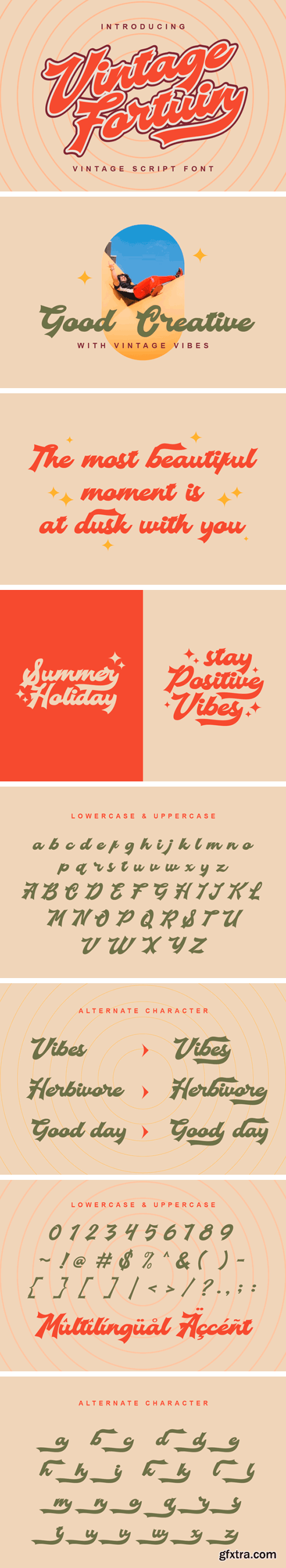 Vintage Fortuin Font