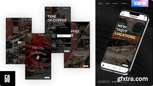 Videohive Cafe Instagram Stories 44872394