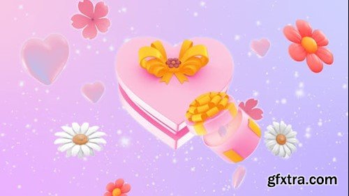 Videohive Mother's Day Gift Box Logo Reveal 44864519