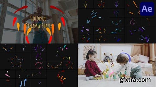 Videohive Colorful Dynamic Shapes for After Effects 44812110