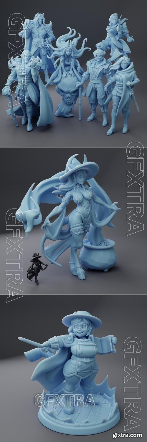 Twin Goddess Miniatures April 2023 &ndash; 3D Print Model