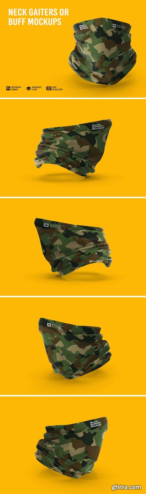 Neck Gaiters or Buff Mockup ZLM8WEB