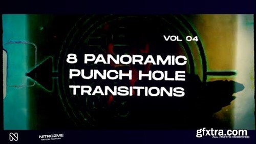 Videohive Punch Hole Panoramic Transitions Vol. 04 44940807