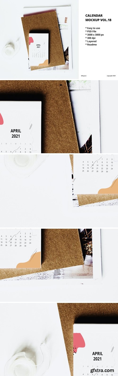 Calendar Mockup Vol.18 GP4JAB4