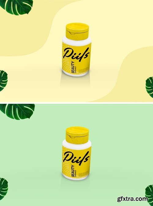 Plastic Bottle Mockup JRDTX6G