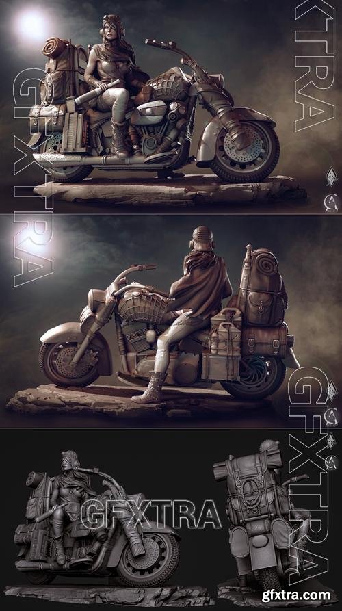 Road Girl Rat Bike &ndash; 3D Print Model