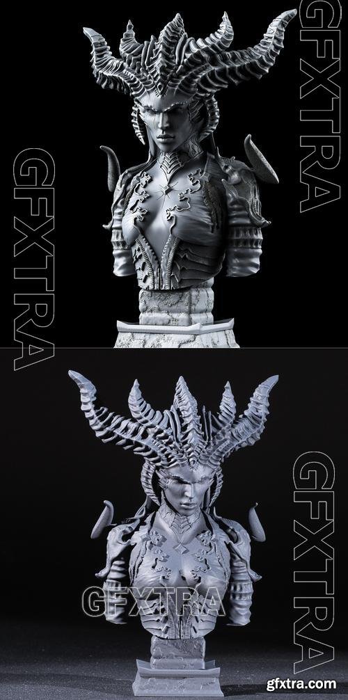 Lilith Bust &ndash; 3D Print Model