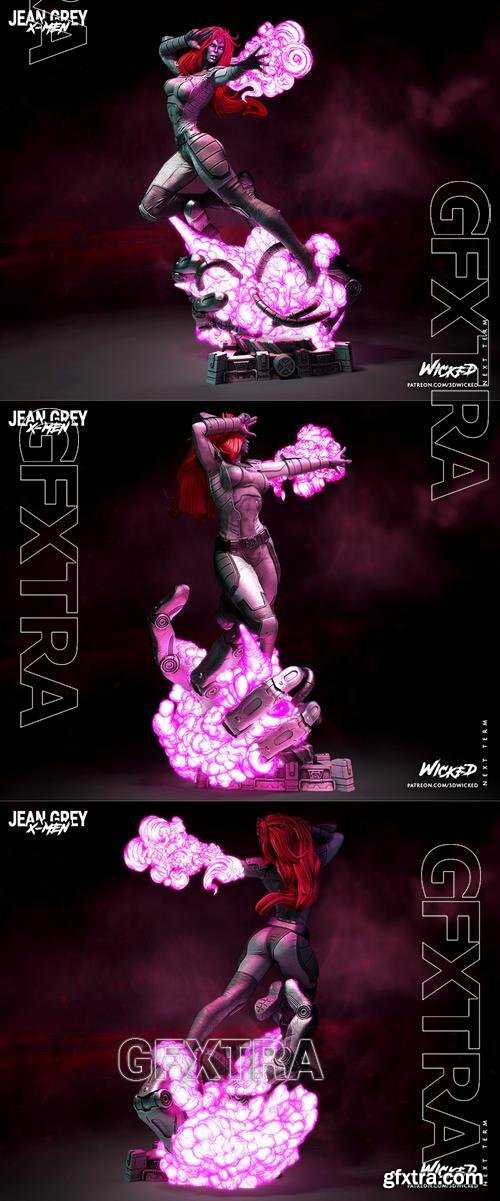 WICKED - Jean Grey Statue &ndash; 3D Print Model