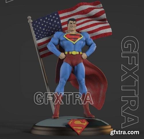 Superman classic &ndash; 3D Print Model