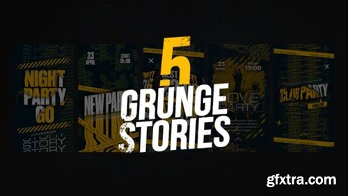 Videohive 5 Grunge Stories 44871934