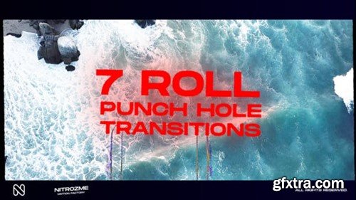 Videohive Punch Hole Roll Transitions Vol. 04 44940723