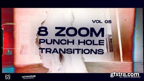 Videohive Punch Hole Zoom Transitions Vol. 05 44940751