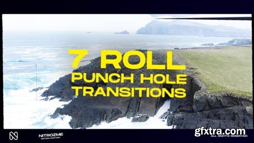 Videohive Punch Hole Roll Transitions Vol. 03 44940713