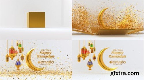 Videohive Ramadan logo intro and Reveal 44444736