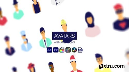 Videohive Avatars Animated Icons 44950485