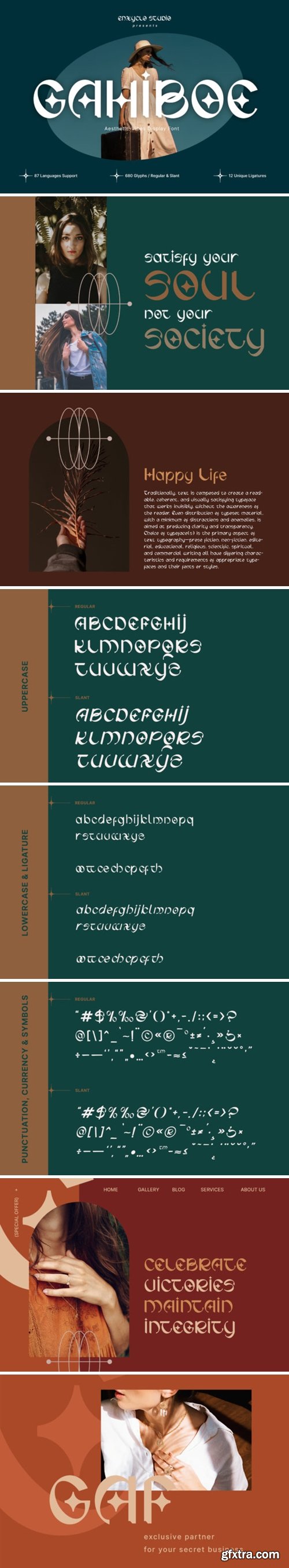 Gahiboe Font