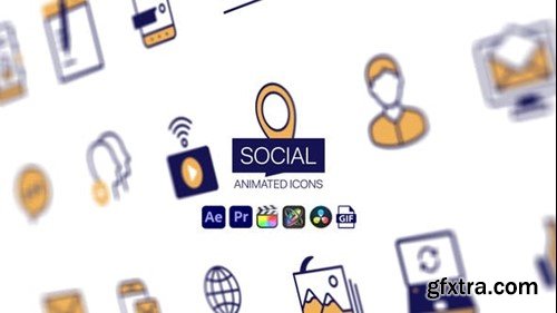 Videohive Social Animated Icons 44952141