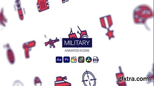 Videohive Military Animated Icons 44951980